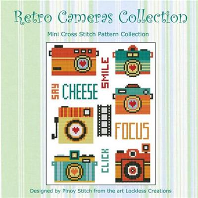Retro Cameras Collection Cross Stitch Pattern