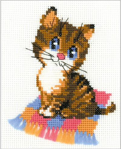6 x 7 RIOLIS 10 Count Stripes Counted Cross Stitch Kit