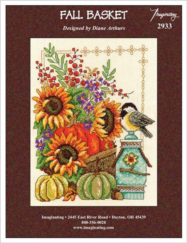 Fall Basket Cross Stitch Pattern