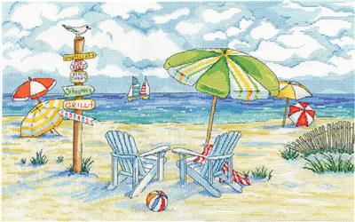 QuotHoliday Beach Signsquot Cross Stitch Pattern QuotHoliday Beach Signsquot Cross Stitch Pattern