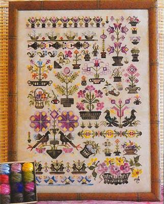 Baskets Cross Stitch Pattern