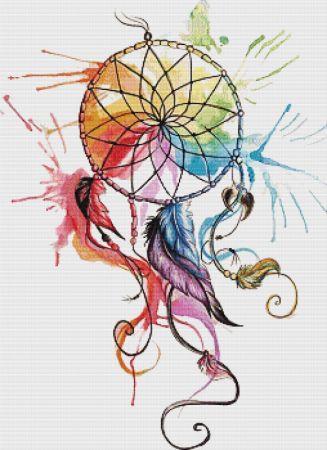 Color Wheel Dreamcatcher By Katy Lipscomb