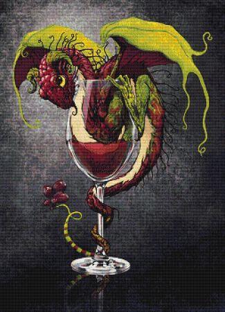 Red Wine Dragon By Stanley Morrison
