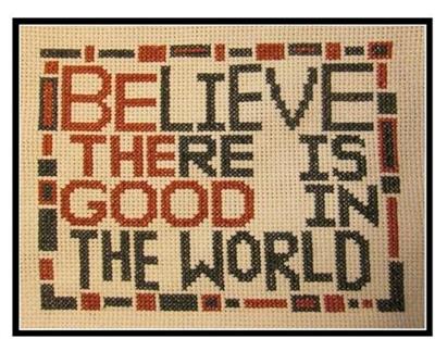 Be The Good Cross Stitch Pattern