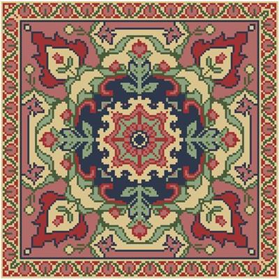 Persian Tapestry  Cross Stitch Pattern