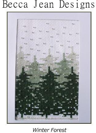 Winter Forest Cross Stitch Pattern