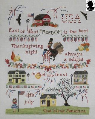 "America" | Cross Stitch Pattern