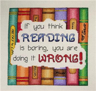 Book Lover - Cross Stitch Kit – Rogue Stitchery, LLC