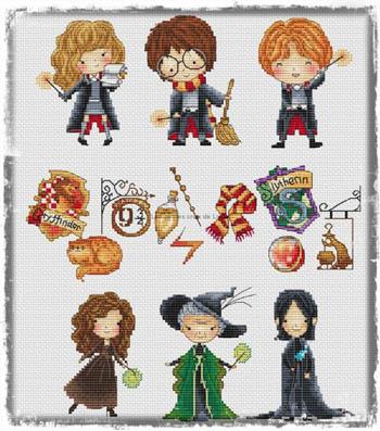 Free Harry Potter Cross-stitch Chart – Needle Work