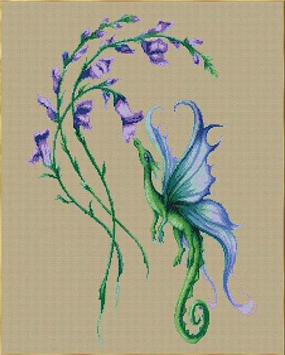 "Little Snap Dragon" | Cross Stitch Pattern
