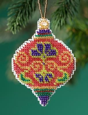 Crimson Cloisonne Beaded Ornament Kit