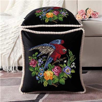 Antique Floral Parrot 1917