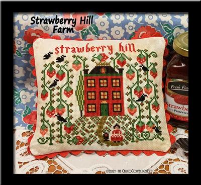 Cross Stitch Chart Calico Confectionery Straw Berry Hill Farm