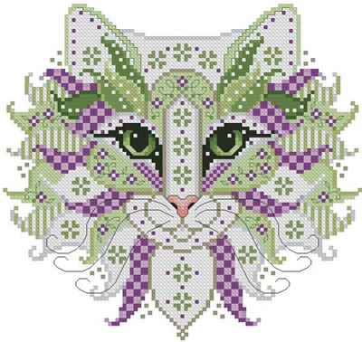 Colorful Cats Patrick | Cross Stitch Pattern