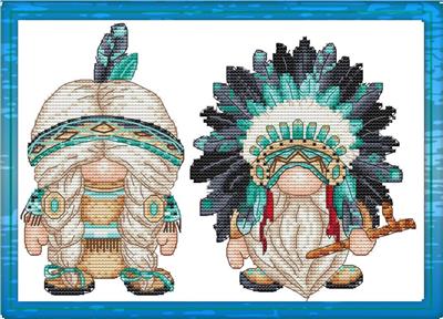 Native American - Cross Stitch Pattern