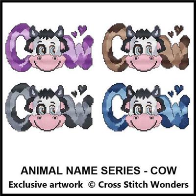 Animal Name Series - COW