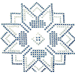 stamped cross stitch