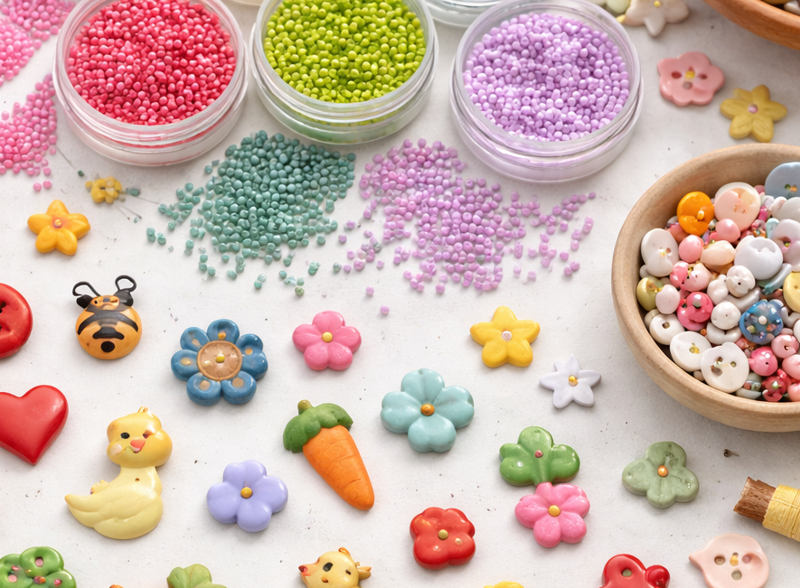 Cross stitch beads, buttons and charms at Everything Cross Stitch